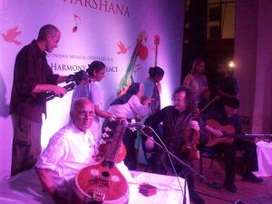 Filming during the Egmore Museum soundcheck, Chennai. 